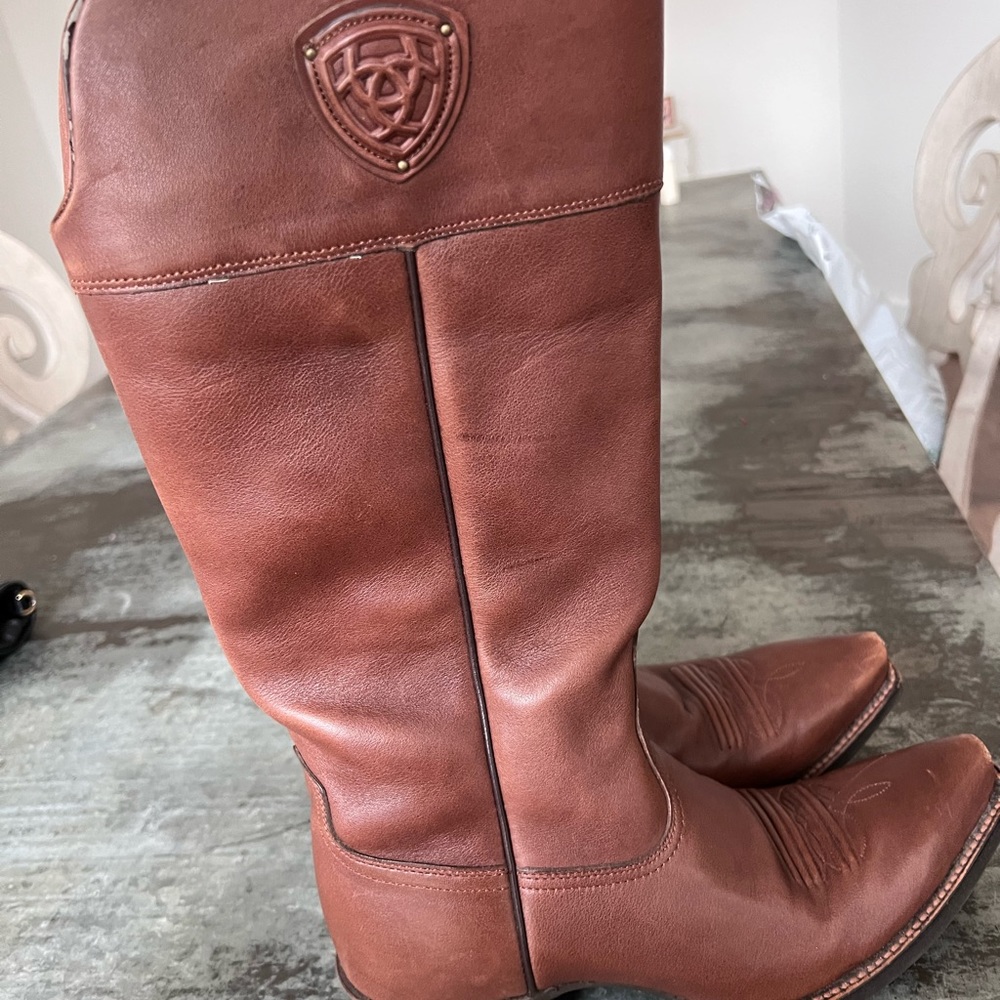 Ariat chandler knee boots brown